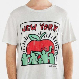Keith Haring Junk Food Brand New York Graphic Tee
